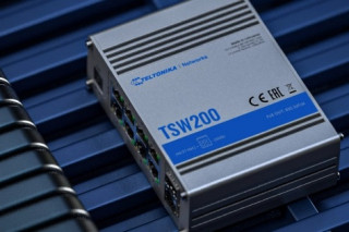 TSW200 — первый коммутатор Teltonika с 8 портами Gigabit Ethernet