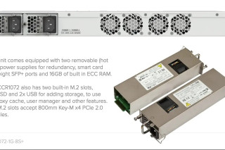 Mikrotik анонсувала 72-х ядерний Cloud Core Router CCR1072-1G-8S+